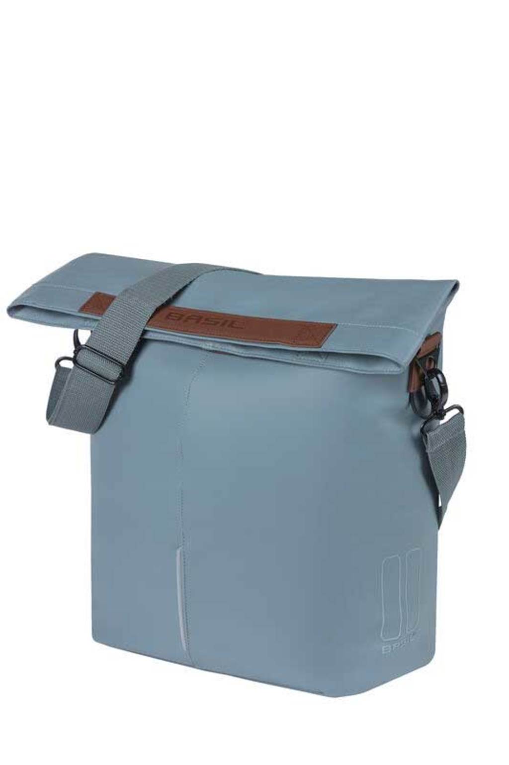 Enkele Fietstas Basil City-Vegan Leather Graphite Blue 14 Liter Enkele Fietstas Basil City-Vegan Leather Graphite Blue 14 Liter